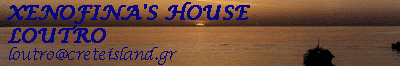 Accommodation in Loutro Sfakia Crete