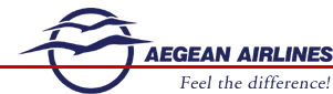 AEGEAN AIRLINES, Experience the difference!