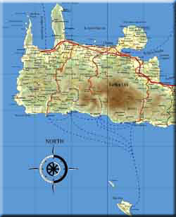 western crete map